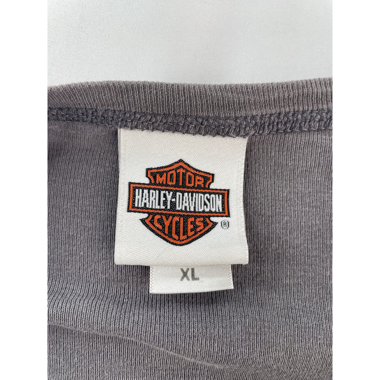Women’s Harley Davidson Red&Gray Longsleeve Shirt Size XL