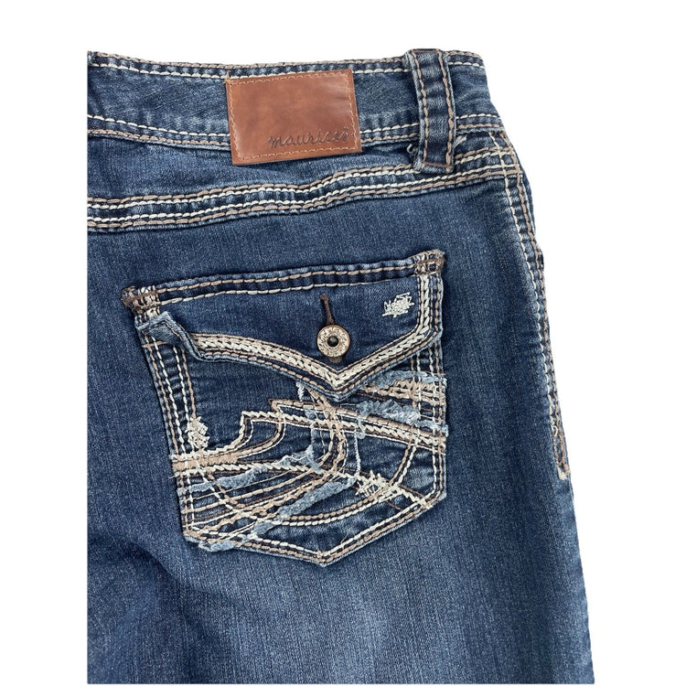 Women’s Maurice’s Regular Bootcut Medium Wash Blue Jeans Size 9/10