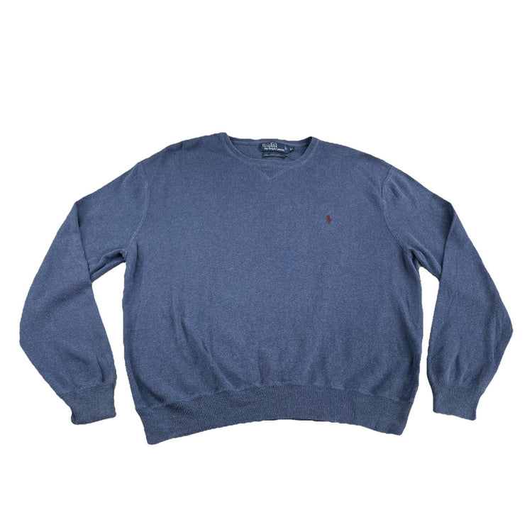 Mens Polo Ralph Lauren Size XL Blue Crew Neck Sweater
