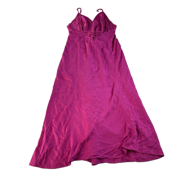 Womens Victorias Secret Pink Floor Length Slip Dress Size XL