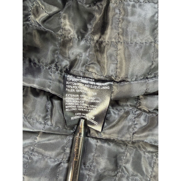 Men’s Calvin Klein Genuine Leather Coat Size XL