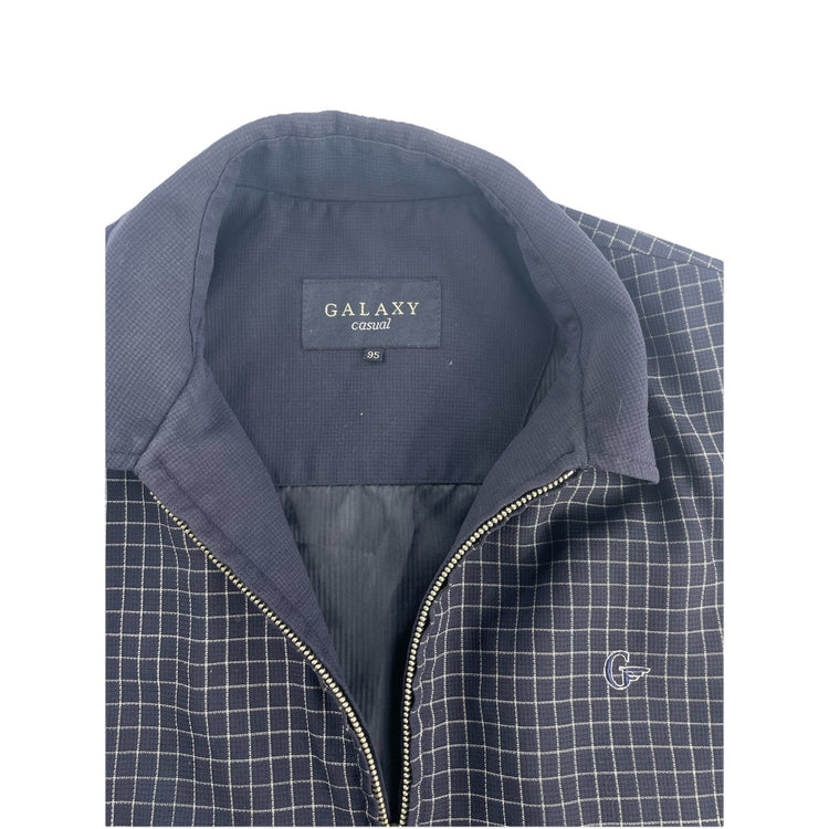 Vintage Galaxy Casual Mens S Crewneck Sweater Zip Up