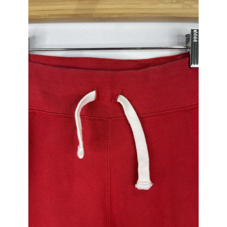 Polo Ralph Lauren Mens Red Fleece Sweatpants Joggers With Blue Pony Size Small