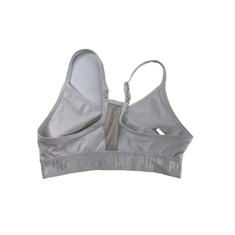 Womens Victoria’s Secret PINK White Sports Bra Size Small