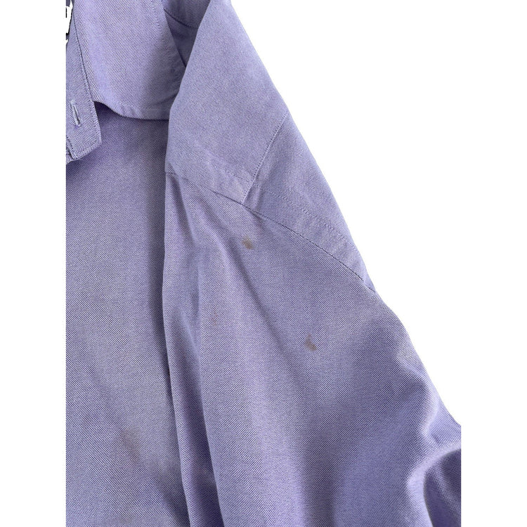 Mens Polo Ralph Lauren Light Purple Button Down Shirt Size Large