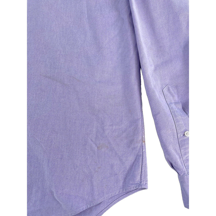 Mens Polo Ralph Lauren Light Purple Button Down Shirt Size Large