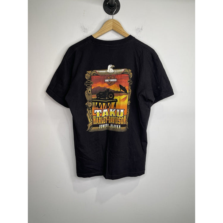 Men’s 2023 HD Harley Davidson Double Sided Graphic T Shirt Sz L