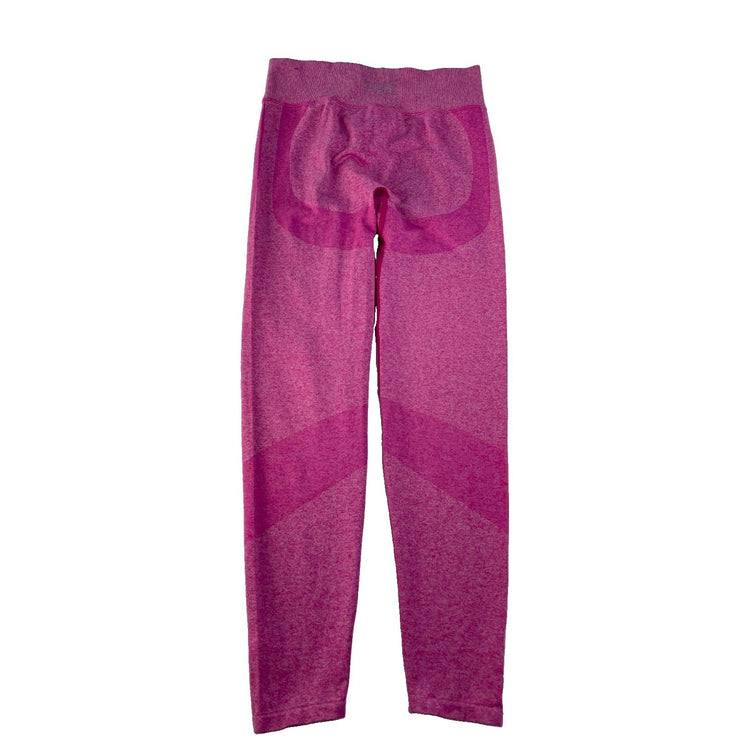 Womens Pink Active Seamless High Waisted Leggings Pink Size M
