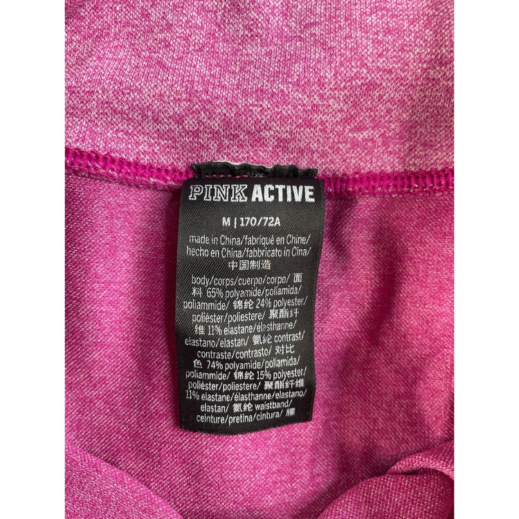 Womens Pink Active Seamless High Waisted Leggings Pink Size M