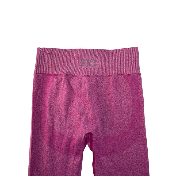 Womens Pink Active Seamless High Waisted Leggings Pink Size M