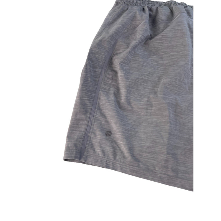Men's Lululemon Heathered Grey Performance Athletic Shorts Size L