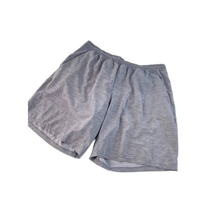 Men's Lululemon Heathered Grey Performance Athletic Shorts Size L