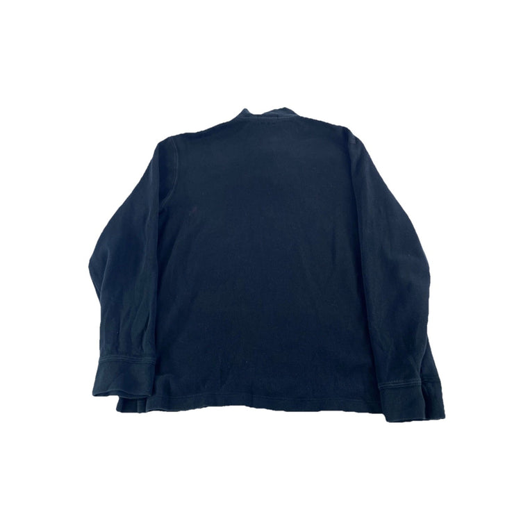 Mens Polo Ralph Lauren Black LongSleeve 1/4 Zip Sweatshirt Size S