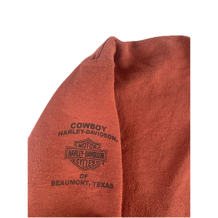 Mens Harley Davidson Motorcycle Basic Eagle Graphic Pullover Hoodie Size 3XL