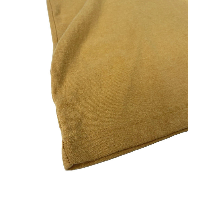 Mens Carhartt Pocket T-Shirt Original Fit Mustard Yellow Short Sleeve Size Xl