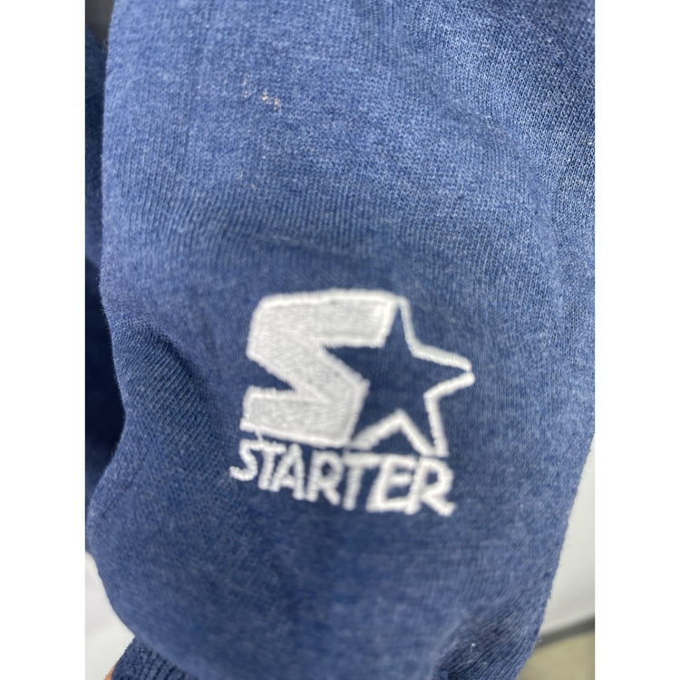 Vintage NFL Chicago Bears Starter Blue Pull Over Sweatshirt Size Large