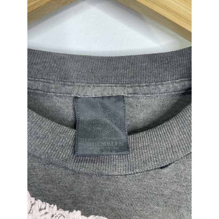 Men’s Vintage 80s Harley Davidson Born Free Graphic 3D Emblem Graphic Sz L