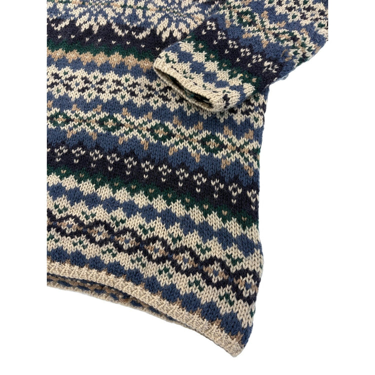 Men’s Vintage Abercrombie & Fitch 100% Wool Knitted Sweatshirt Size S