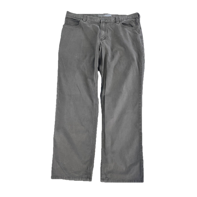 Mens Carhartt Gray Relaxed Fit Rigby Five Pocket Work Jeans Size 38X30