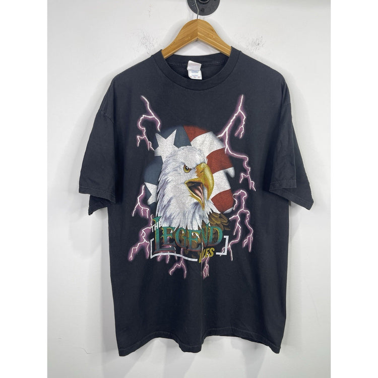 Vintage American Thunder Eagle T Shirt 90s Caribbean Dream XL
