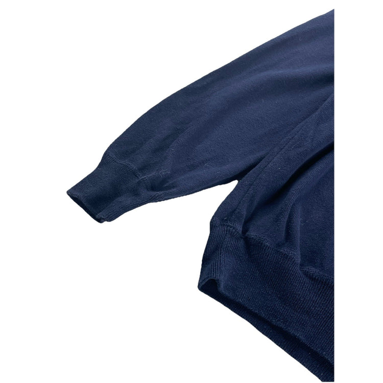 Men's Polo Ralph Lauren Navy Blue Knitted Sweatshirt Size Xl
