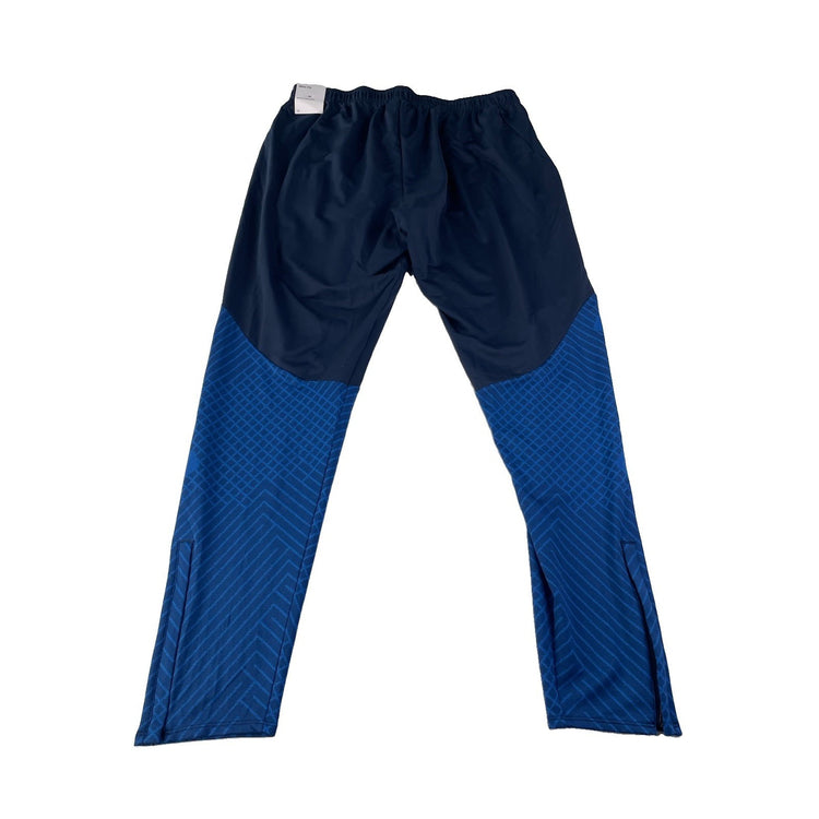 Mens Nike Navy Royal Blue Geometric Pattern Slim Fit Track Pants Size L