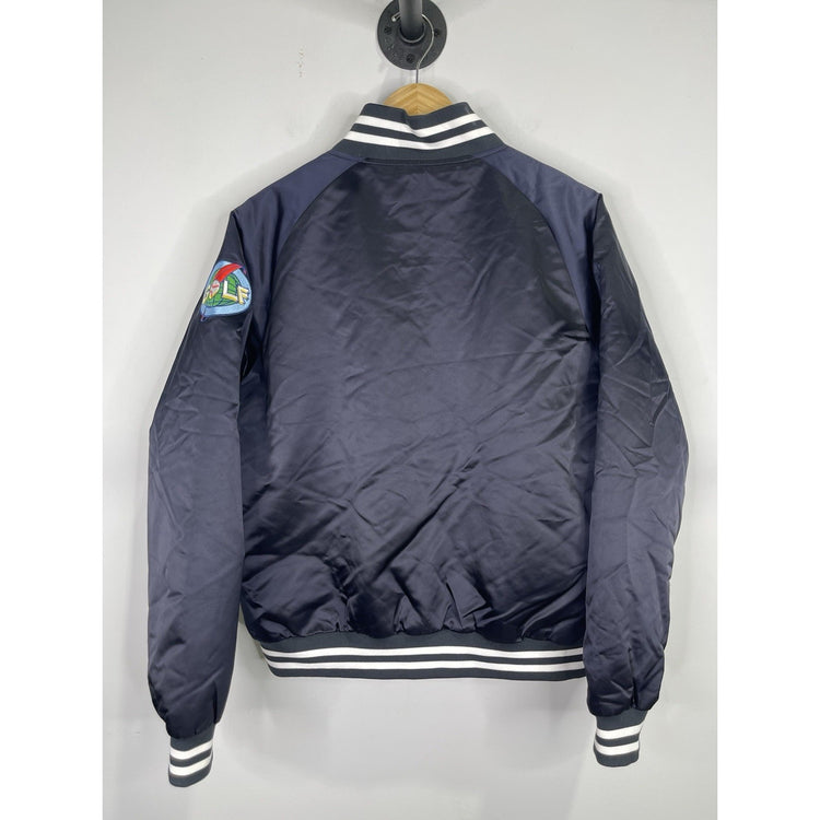 Men’s Golf Wang Navy Blue Varsity Jacket Sz Medium