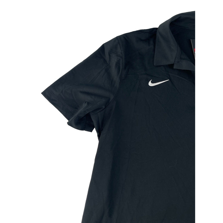 Mens Nike Black Dri Fit Collared Shirt Size Large