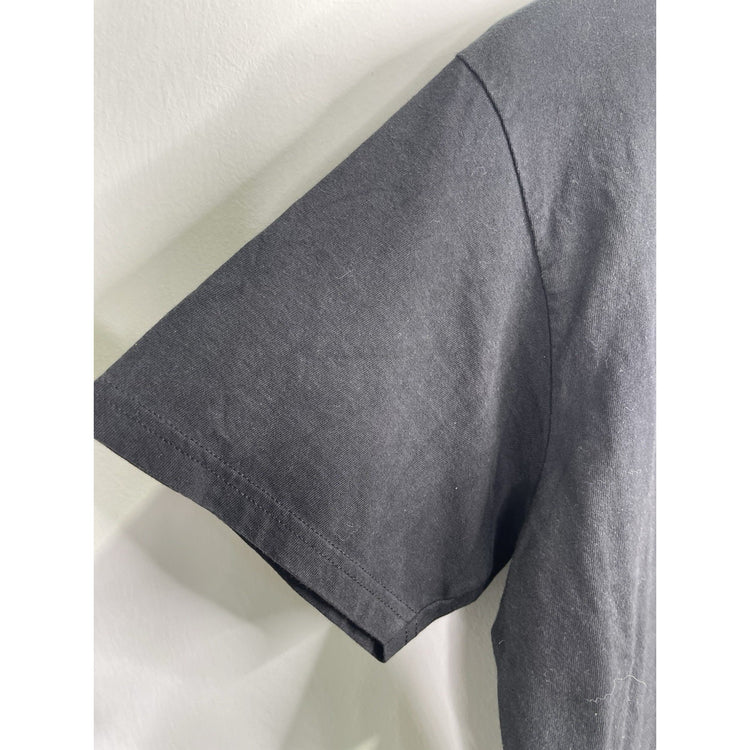 Men’s Black Graphic Print Supreme Top Shotta Short Sleeve T Shirt Sz L