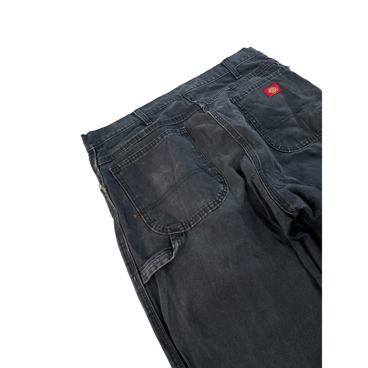 Men's Dickies Carpenter Pants Black Duck Canvas Jeans Size 36x30