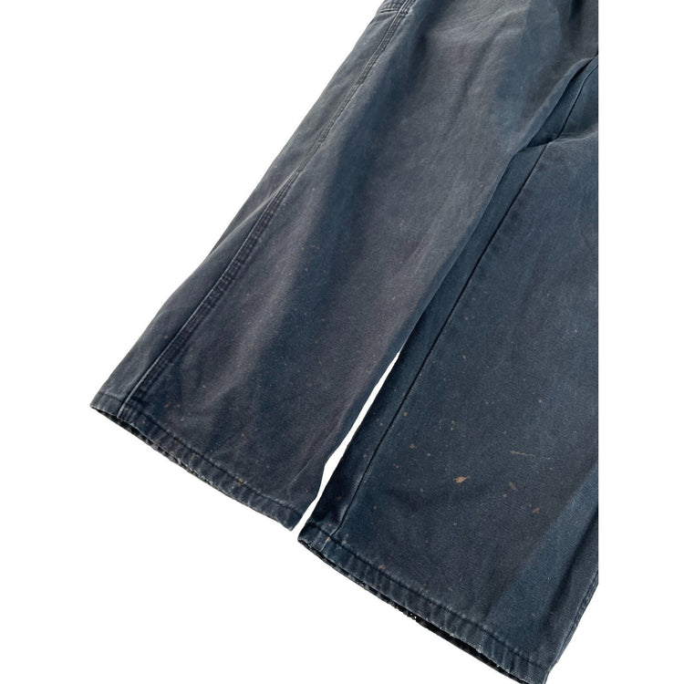 Men's Dickies Carpenter Pants Black Duck Canvas Jeans Size 36x30