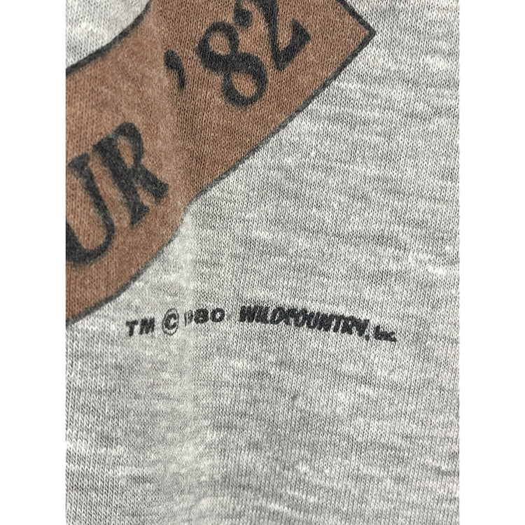 Vintage 1980 Alabama Band Shirt Mountain Music 1982 Tour Single Stitch Rock Tee Size XS