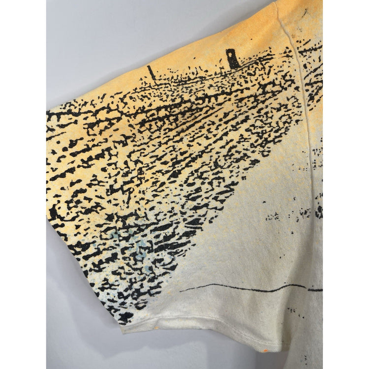 Vintage L.A Gear All Over Print T-shirt Size L