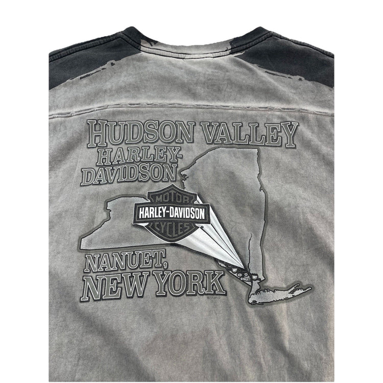 Mens Harley Davidson Motorcycles Gray Hudson Vally T-Shirt Size M
