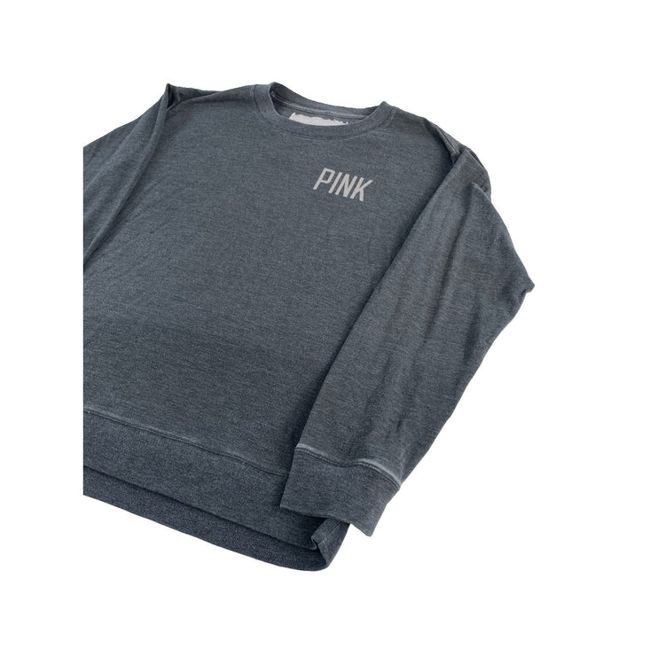 Womens PNK Victorias Secret Dark Gray Longsleeve Shirt Size L