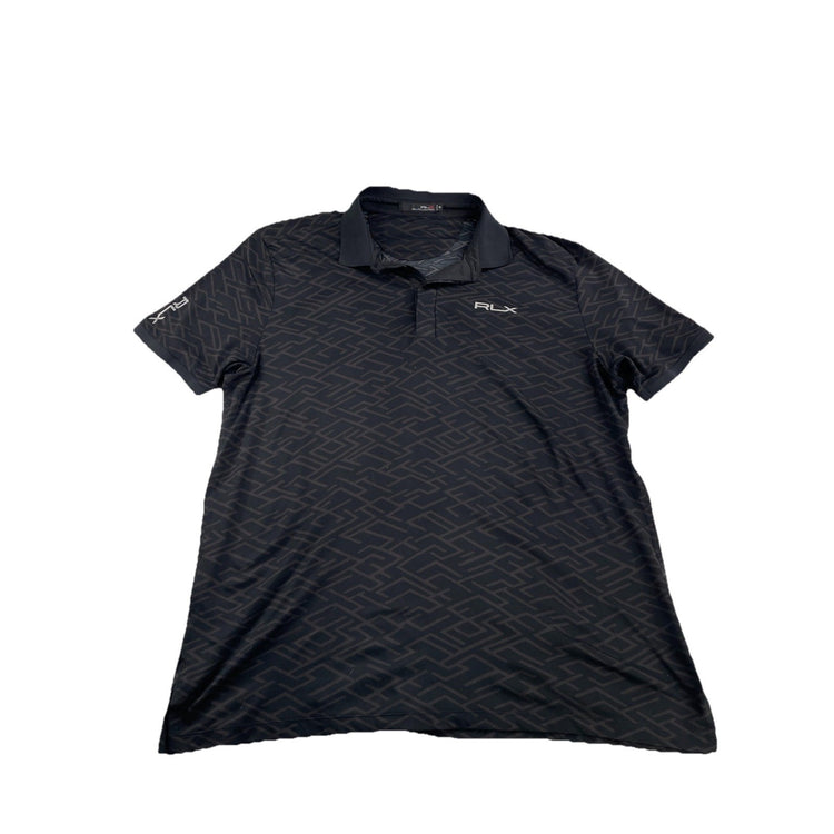 Mens Ralph Lauren Size 2XL Black Dri Fit RLX Polo