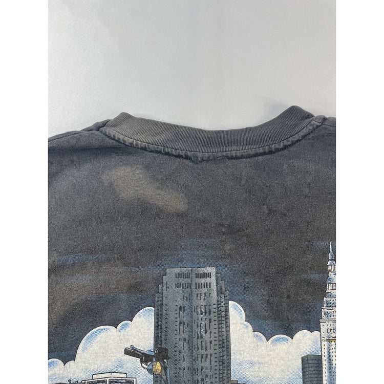 Mens Vintage 1996 Harley Davidson Black Cleveland Ohio T Shirt Size Medium
