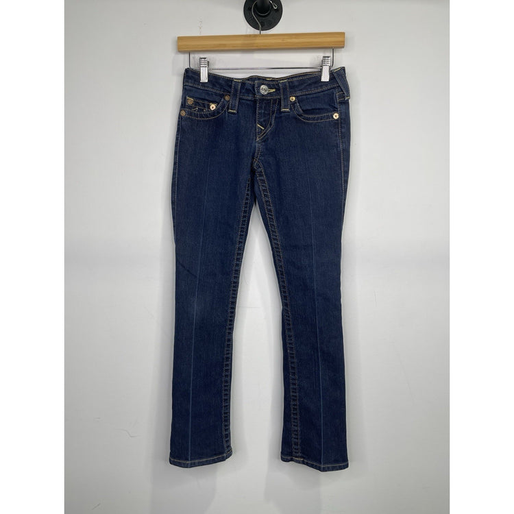 Women’s True Religion Jeans Blue Straight Skinny Jeans 26x26