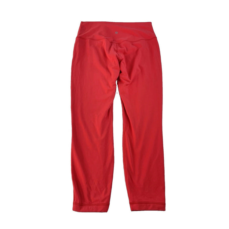 Women's Lululemon High-Rise Red Athletic Performance Leggings Size 12