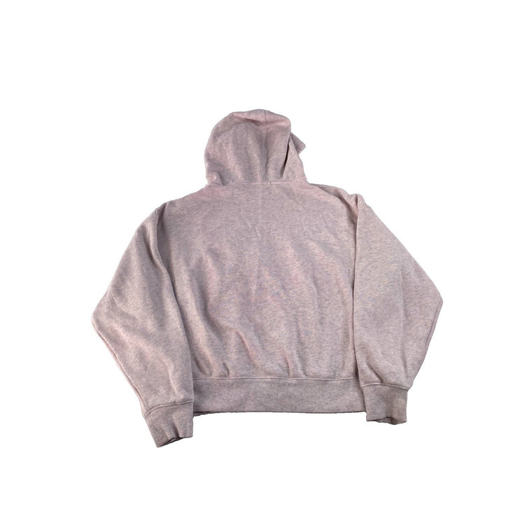 Womens Victoria's Secret PINK Light Grey Half-Zip Hoodie Size S
