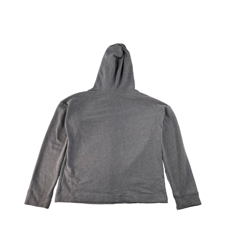Women's PINK Victoria's Secret Grey Pullover Hoodie Logo Stripe, Size XS