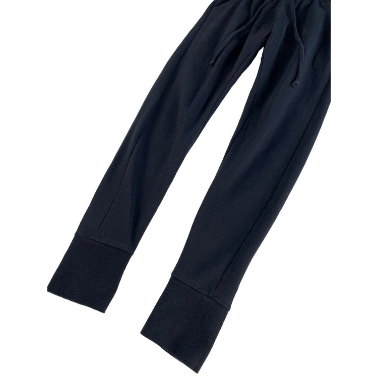Womens Free People FP Movement Black Solid Ribbed Cuff Joggers Size XS