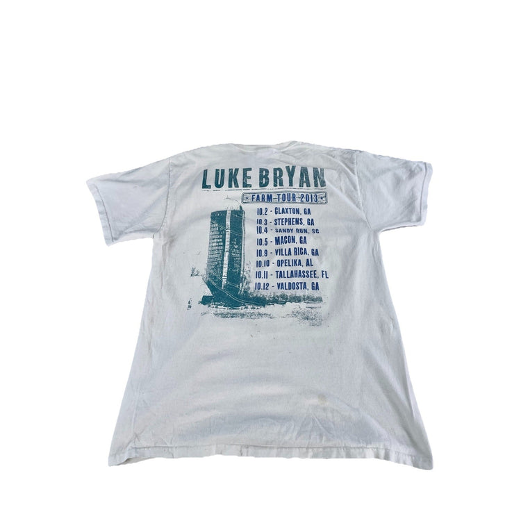 Mens C | Port And Company Luke Bryant “Farm Tour 2013” T-Shirt Size L