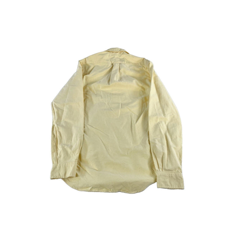 Mens Polo Ralph Lauren Classic Yellow ButtonUp Shirt Size Xs