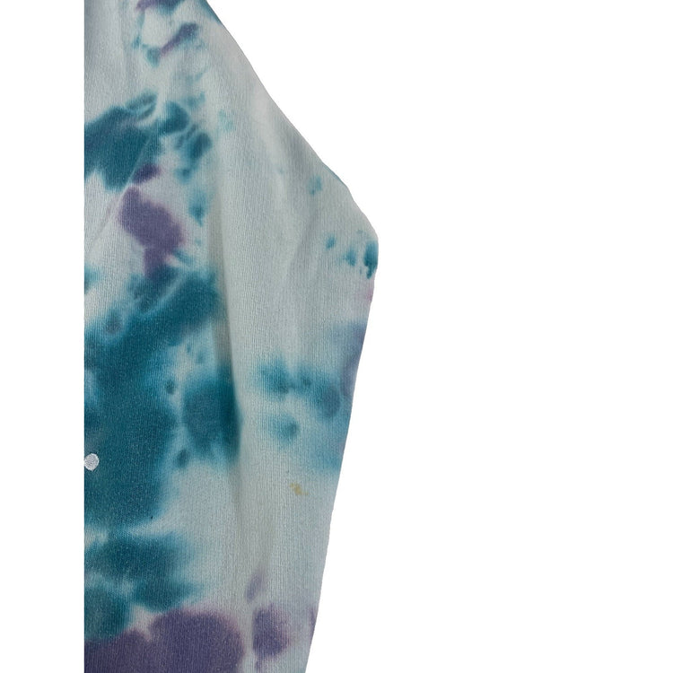 Women’s PINK Victorias Secret Blue & Purple Tie Dye Hoodie Size Medium