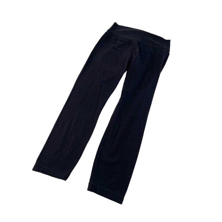 Womens Lululemon Solid Black High-Rise Tights Size 8/10