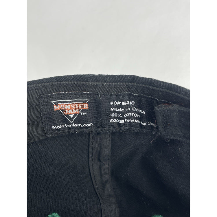 Vintage Black Y2K 2009 Gravedigger Racing Team Embroidered Hat Monster Jam