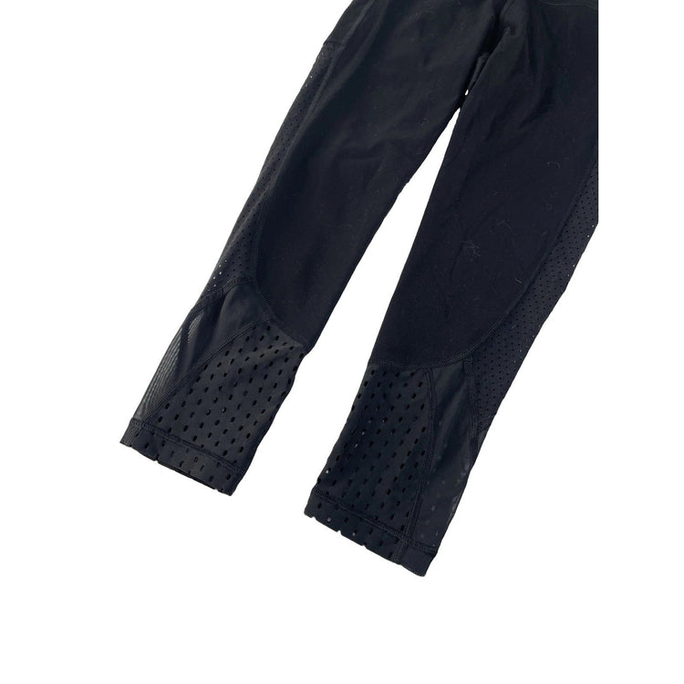 Womens Victoria Sport Black Leggings With Breathable Design Size XS