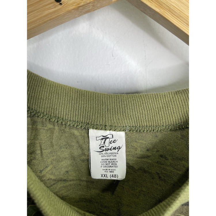 Vintage 90s Made In Usa Camo T-shirt Size 2xl