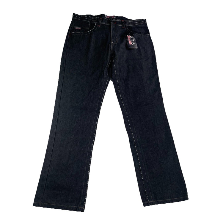 Men’s Vintage Mecca Black Baggy Jeans Size 38/32